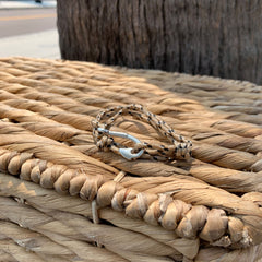 Tan Anchor Wrap Bracelet
